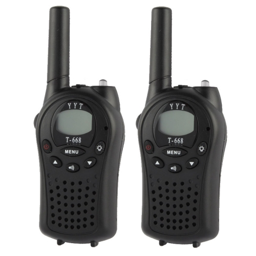 400-470MHz 1.0" LCD 8 / 20 / 22CHS Walkie Talkie Set, T-668 (2pcs in one packaging, the price is for 2pcs)